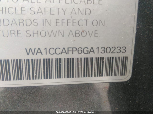 WA1CCAFP6GA130233 Audi Sq5 Premium Plus