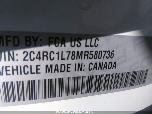 Chrysler Pacifica Hybrid Touring L 2021 2C4RC1L78MR580736 Image 9