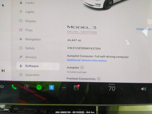 Tesla Model 3 Long Range/performance 2019 5YJ3E1EB9KF437384 Image 7