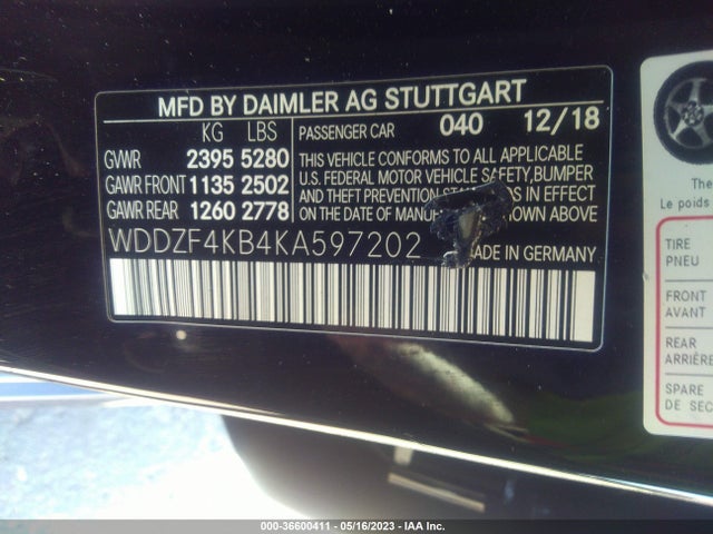 Mercedes-Benz E-class E 300 2019 WDDZF4KB4KA597202 Image 10