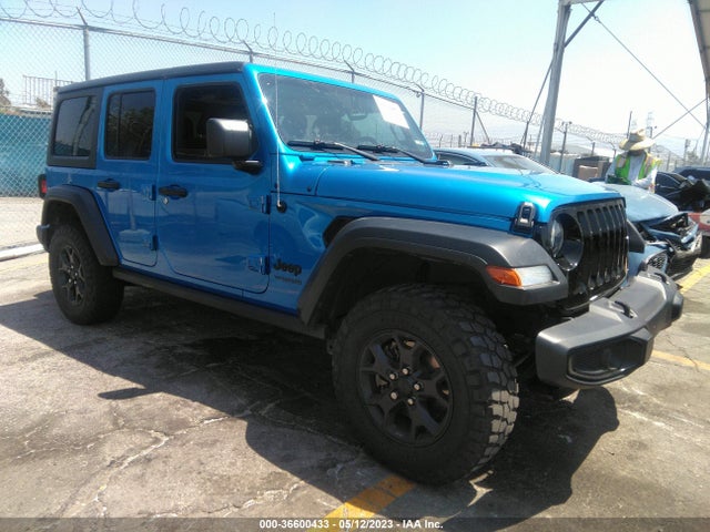 Продаж на аукціоні авто 2021 Jeep Wrangler Unlimited Willys Sport 4x4, vin: 1C4HJXDG3MW720637, номер лоту: 36600433
