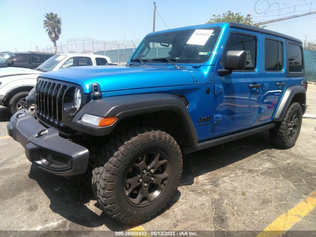 Продаж на аукціоні авто 2021 Jeep Wrangler Unlimited Willys Sport 4x4, vin: 1C4HJXDG3MW720637, номер лоту: 36600433