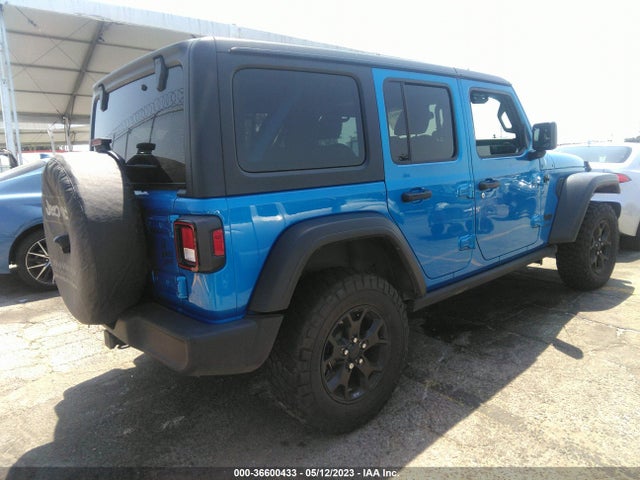 Продаж на аукціоні авто 2021 Jeep Wrangler Unlimited Willys Sport 4x4, vin: 1C4HJXDG3MW720637, номер лоту: 36600433