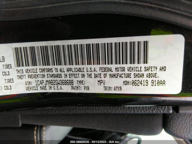 1C4PJMAB2GW368688 Jeep Cherokee Altitude
