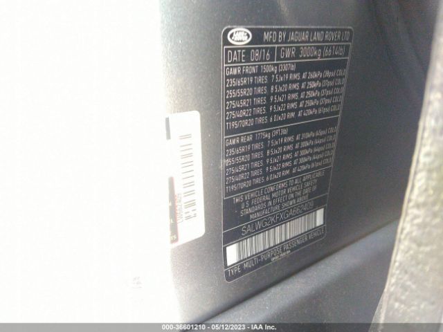 SALWG2KFXGA662409 Land Rover Range Rover Sport V6 Diesel Se