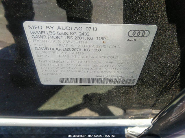 WA1LFAFP4EA026120 Audi Q5 Premium Plus