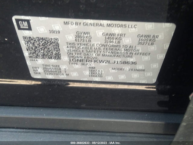 Chevrolet Traverse Ls 2020 1GNERFKW2LJ158636 Image 9