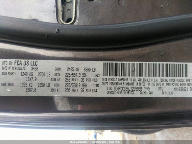 3C4PDCGB5LT225999 Dodge Journey Crossroad