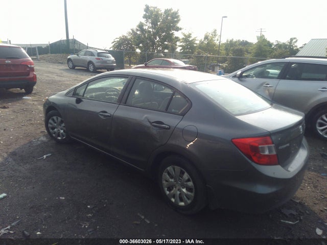 2012 HONDA CIVIC SDN LX VIN: 19XFB2F50CE387485