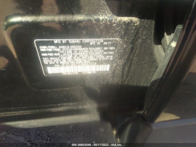 JF2SJAEC2JH467214 Subaru Forester Premium
