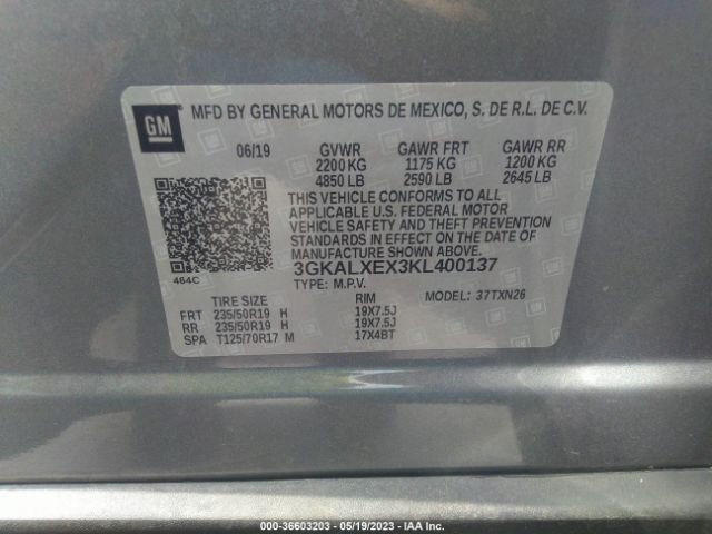 3GKALXEX3KL400137 GMC Terrain Denali