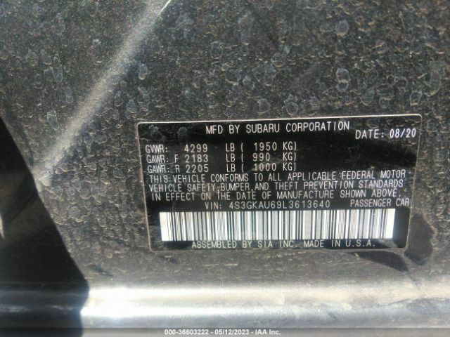 4S3GKAU69L3613640 Subaru Impreza Limited