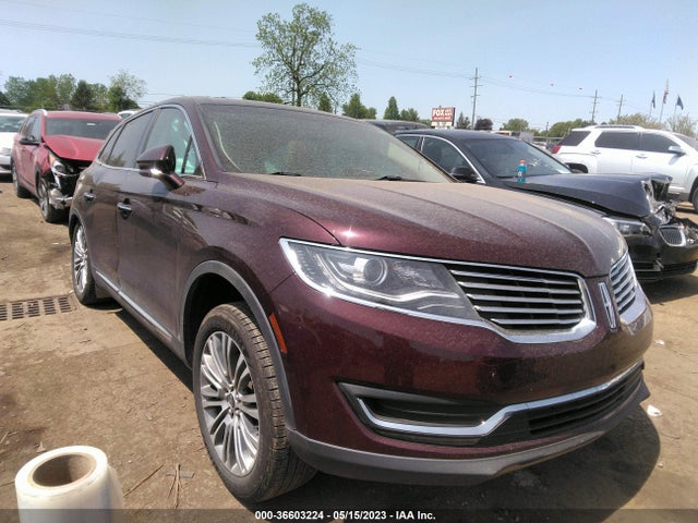 2017 LINCOLN MKX RESERVE VIN: 2LMPJ8LR9HBL53707