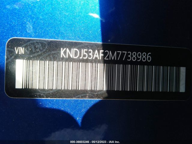 KNDJ53AF2M7738986 KIA Soul Turbo