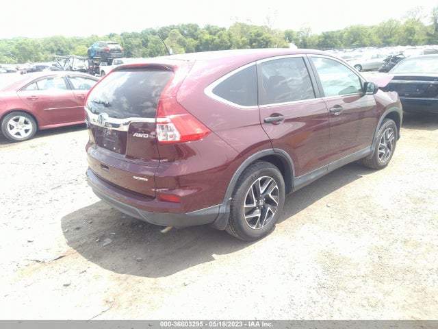 Honda CR-V SE 2016 5J6RM4H47GL038953 Image 4