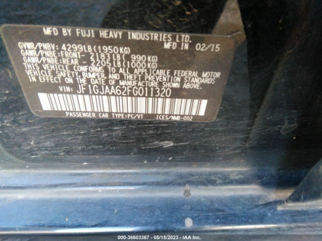 JF1GJAA62FG011320 Subaru IMPREZA SEDAN