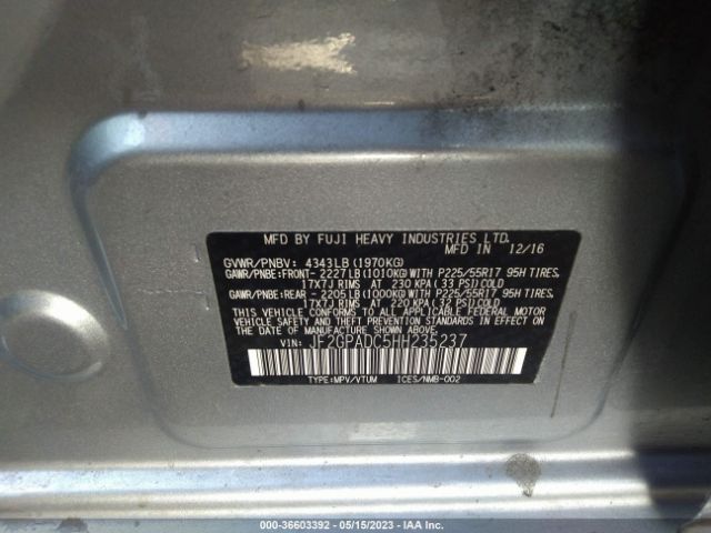 JF2GPADC5HH235237 Subaru Crosstrek Premium