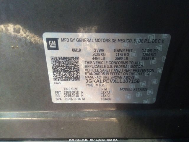 3GKALPEVXLL107156 GMC Terrain Slt