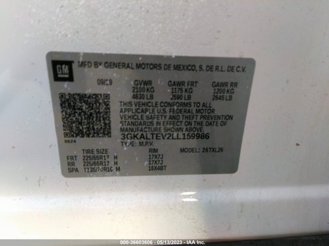 GMC Terrain Awd Sle 2020 3GKALTEV2LL159986 Image 9