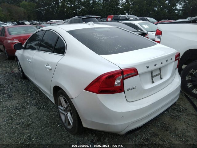 2015 VOLVO S60 T5 DRIVE-E PLATINUM VIN: YV140MFD2F2306529
