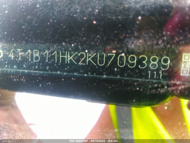 Toyota CAMRY SE 2019 4T1B11HK2KU709389 Image 9
