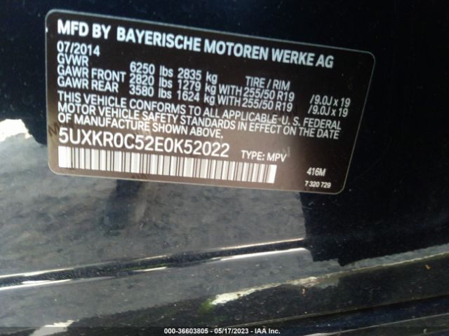 5UXKR0C52E0K52022 BMW X5 Xdrive35i