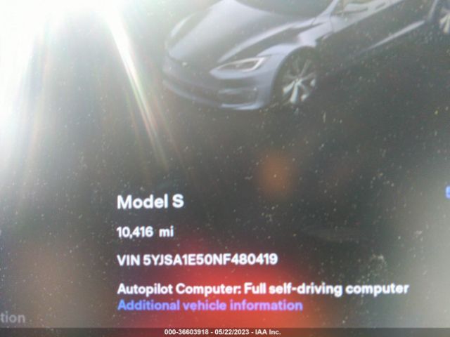 5YJSA1E50NF480419 Tesla MODEL S