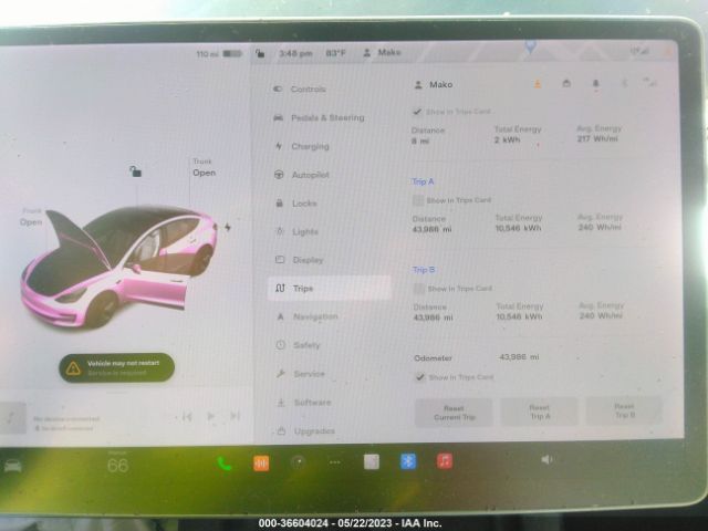 5YJ3E1EA7MF853380 Tesla Model 3 Standard Range Plus