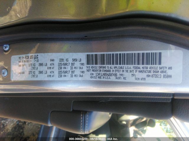 1C4PJLAB5HW507496 Jeep Cherokee Sport