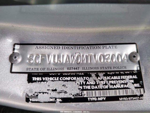Aukcja sprzedaży 2021 Aston Martin Dbx, vin: SCFVUJAW0MTV03004, numer aukcji: 36604272