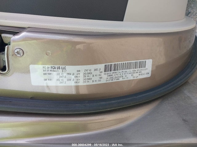 2C4RC1GG4JR105798 Chrysler Pacifica Limited