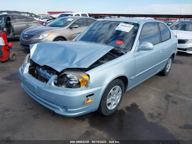 2005 HYUNDAI ACCENT GLS/GT VIN: KMHCG35C05U328463