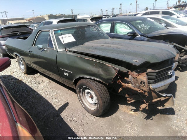 1972 CHEV EL CAMINO VIN: 1D80J2L551462