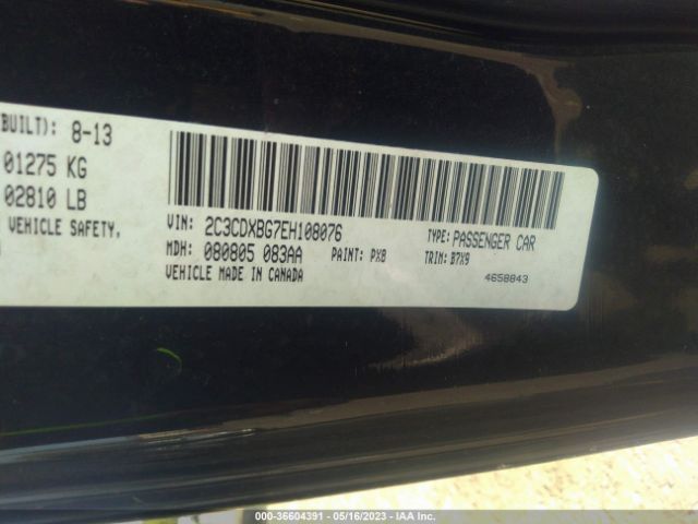 2C3CDXBG7EH108076 Dodge Charger Se