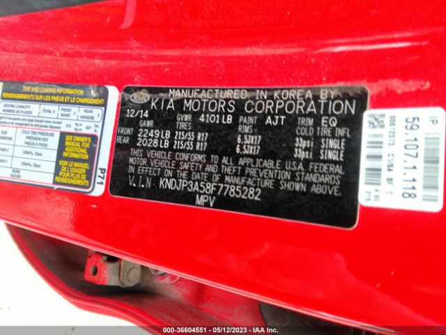 KNDJP3A58F7785282 KIA SOUL +