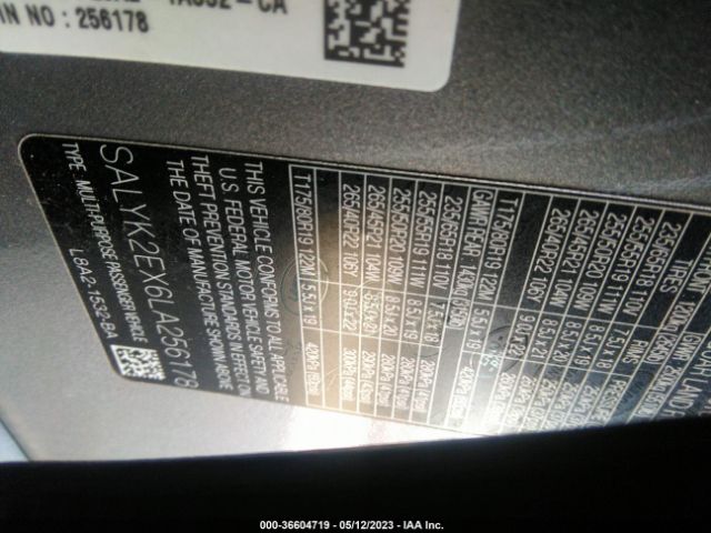 SALYK2EX6LA256178 Land Rover Range Rover Velar R-dynamic S