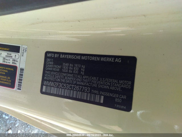 2012 MINI COOPER CLUBMAN WMWZF3C53CT267793 Photo 8