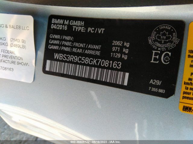 WBS3R9C58GK708163 BMW M4