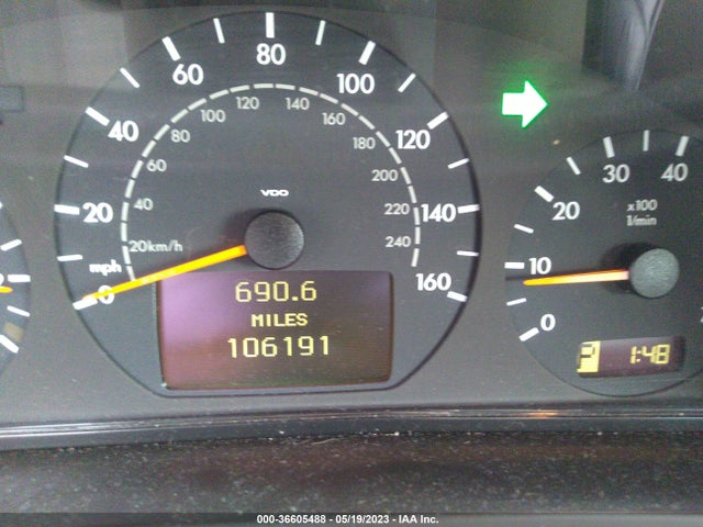 2002 MERCEDES-BENZ CLK-CLASS VIN: WDBLK65G82T129281