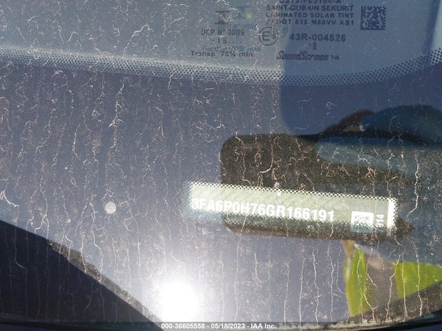 Aukcja sprzedaży 2016 Ford Fusion Se, vin: 3FA6P0H76GR166191, numer aukcji: 36605558
