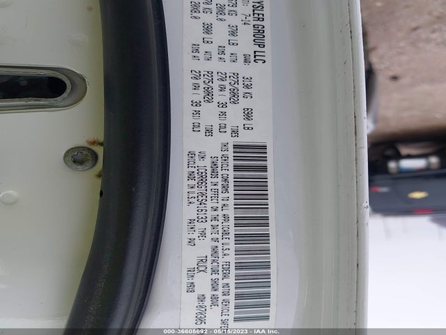 1C6RR6GT0ES416133 RAM 1500 Big Horn