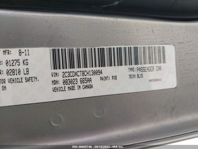2C3CDXHG6EH161004 Dodge Charger Sxt Plus