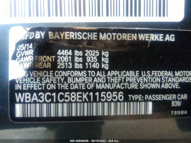 WBA3C1C58EK115956 BMW 3 Series 328i