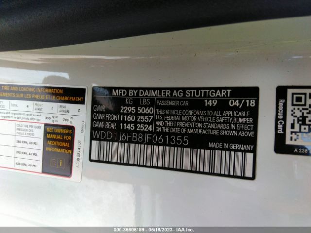 WDD1J6FB8JF061355 Mercedes-Benz E-class E 400