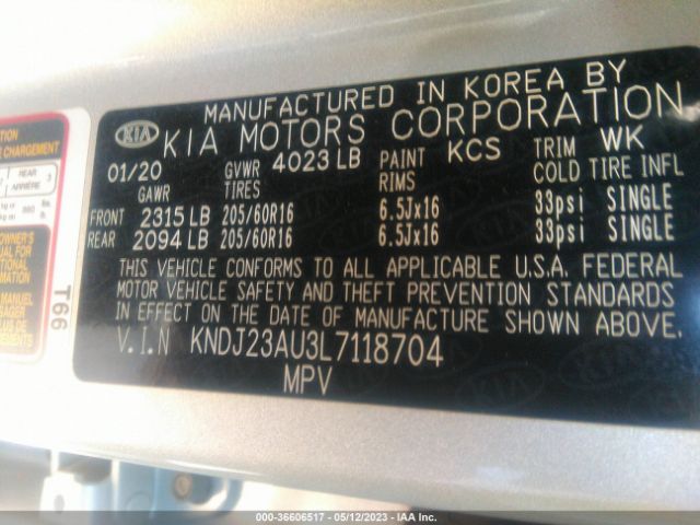 KNDJ23AU3L7118704 KIA SOUL S