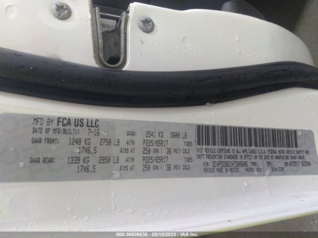 3C4PDDBG1HT505645 Dodge Journey Sxt