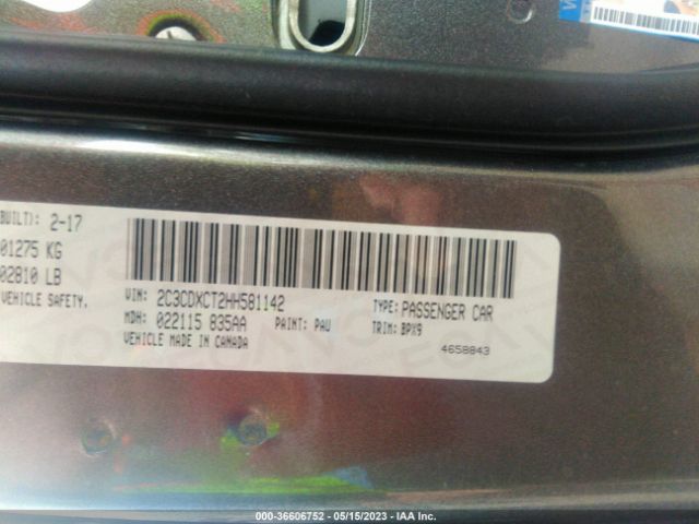 2C3CDXCT2HH581142 Dodge CHARGER R/T