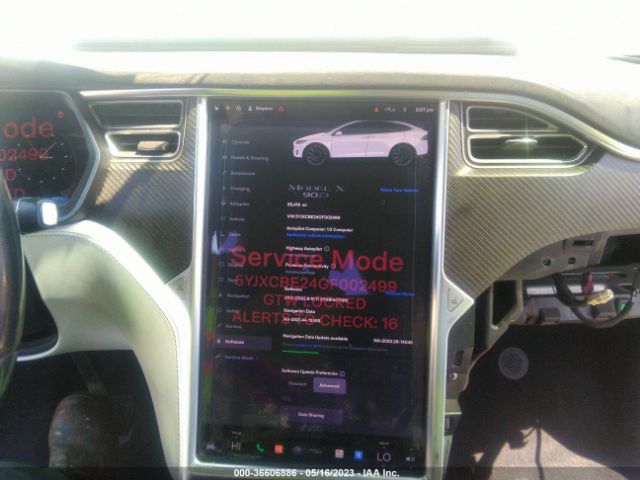 5YJXCBE24GF002499 Tesla Model X 70d/90d/75d/60d/p100d