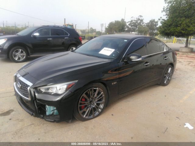 Infiniti Q50 Red Sport 400 2018 JN1FV7AP5JM460994 Image 2