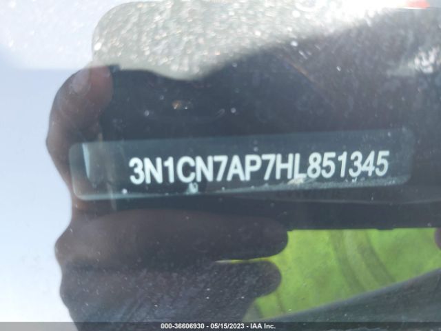3N1CN7AP7HL851345 Nissan Versa Sedan Sv